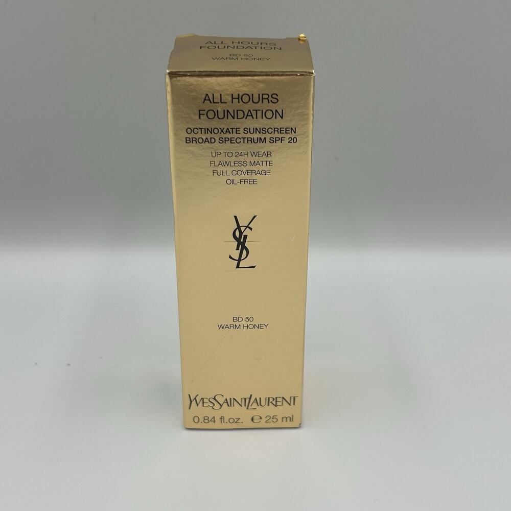 Yves Saint Laurent NEW All Hours Foundation SPF20 Make Up 25ml 0.84 fl oz Bottle